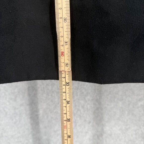 Covington Womens Wool Hooded Peacoat Size 22W Black Double Breasted Classic NEW - Picture 11 of 14